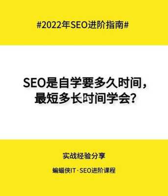 新手学seo需要多久时间（自学seo要多久）