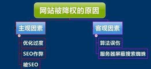 网站优化遇到降权了怎么办（网站降权如何恢复）